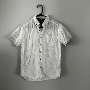 San Francisco Men White Button Down Shirt Small
